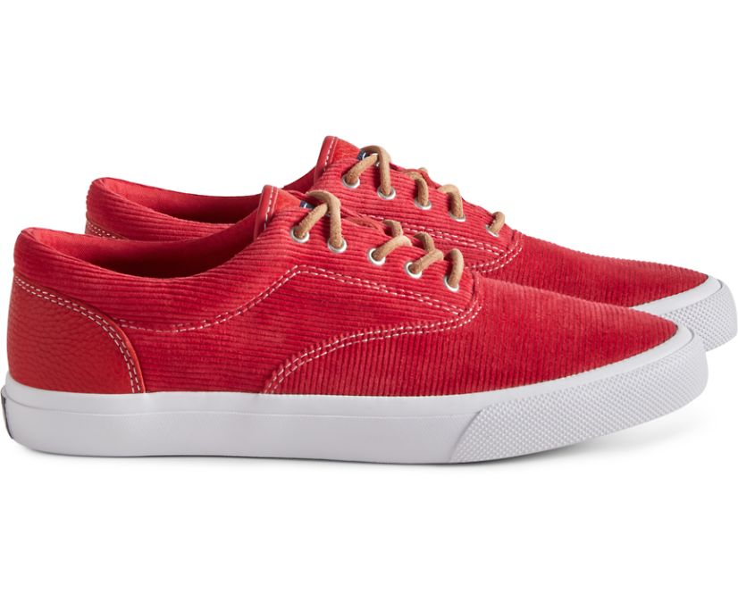 Sperry Cloud CVO Corduroy Deck Sneakers - Women's Sneakers - Red [AT2768431] Sperry Top Sider Irelan